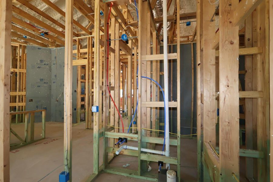 In-progress construction of a new home in Two Step Farm - Enclave Collection, Montgomery, TX (Image 5).