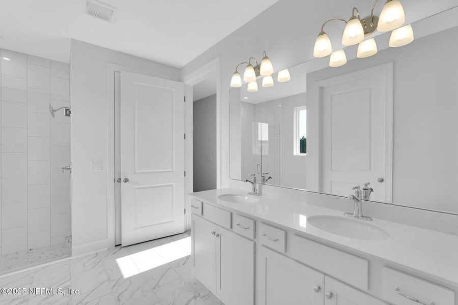 Furnished interior view inside a new home in Trailmark - Phase 10, St. Augustine (Image 11).