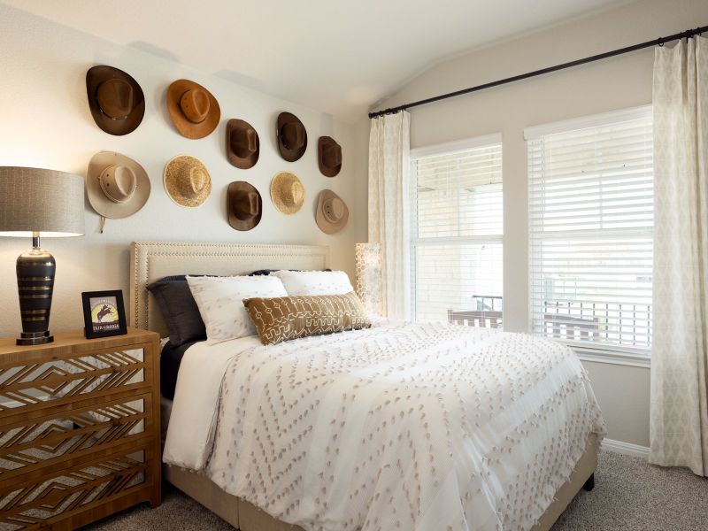 Furnished interior view inside a new home in Big Sky Ranch - Reserve Collection, Dripping Springs (Image 8).