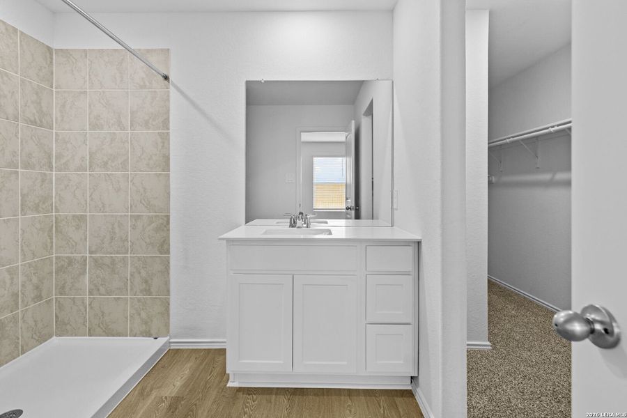 Furnished interior view inside a new home in Hickory Ridge, Elmendorf (Image 9).