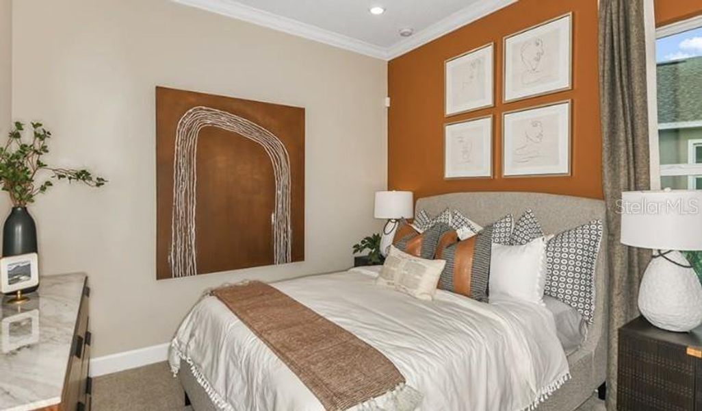 Furnished interior view inside a new home in Center Lake Ranch Community Group Page, St. Cloud (Image 6).