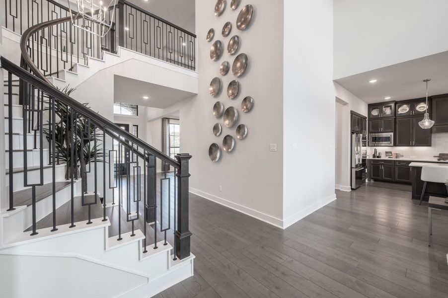 Representative furnished interior of a home built from the Bogata by Tri Pointe Homes in Harvest Green, Richmond (Image 45).