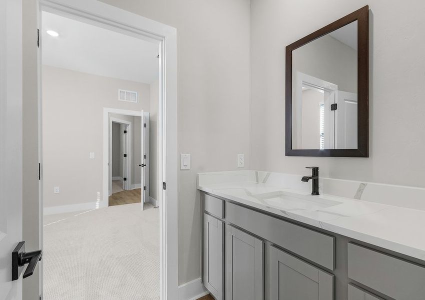 Jack-and-jill bathroom for rooms 2 and 3 Jack-and-jill bathroom for rooms 2 and 3