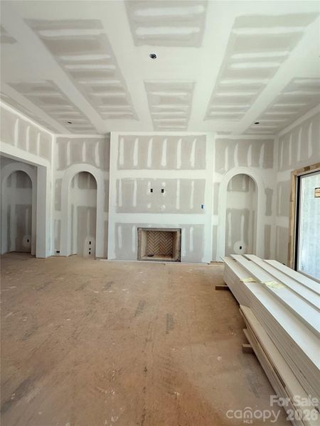 Family Room - Trim is going on 4-3-26