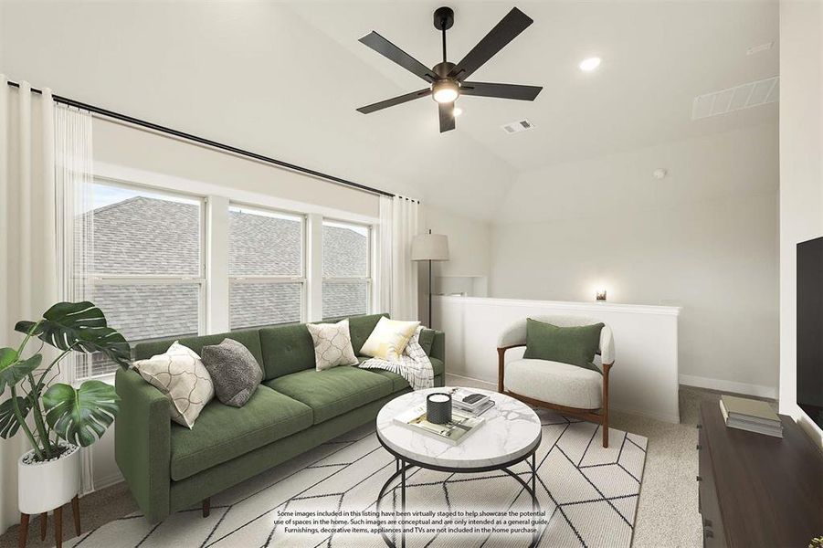 Furnished interior view inside a new home in Arcadia Trails Classic 60, Balch Springs (Image 14).