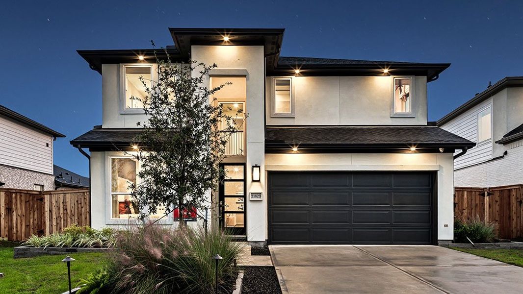 Representative exterior details of a home built from the Camelia by Taylor Morrison in Trillium 50s, Richmond (Image 3).