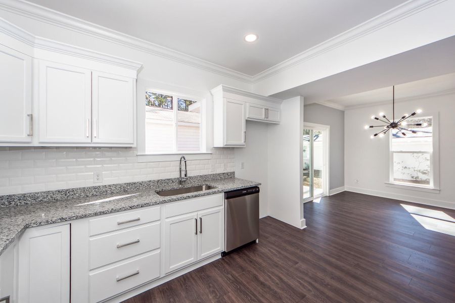 Furnished interior view inside a new home in , Summerville (Image 8). Furnished interior view inside a new home in , Summerville (Image 8).