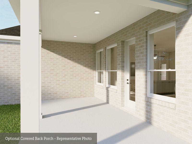 Exterior details and patio area of a home in Legacy - Retreat Collection, League City (Image 3). Exterior details and patio area of a home in Legacy - Retreat Collection, League City (Image 3).