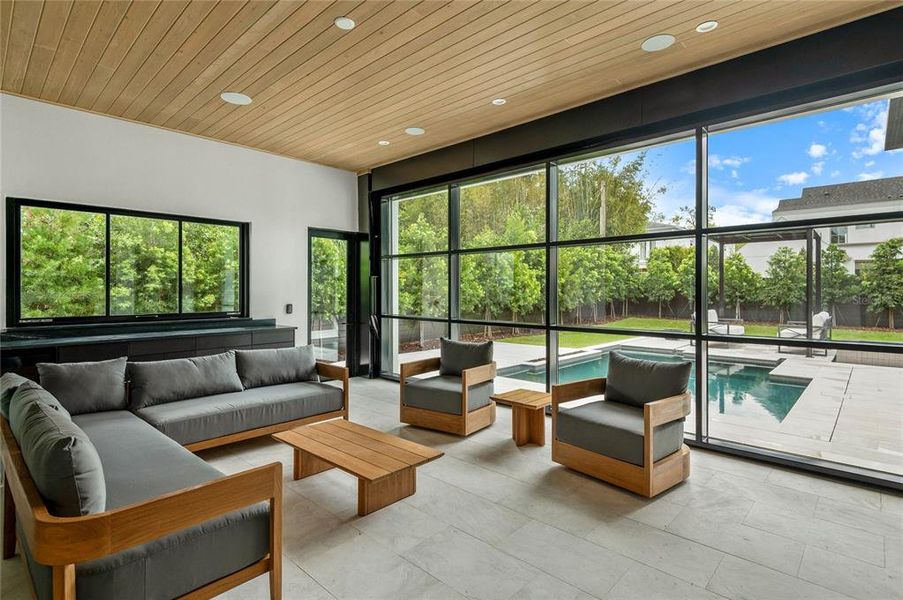 Exterior details and patio area of a home in , Winter Park (Image 29).