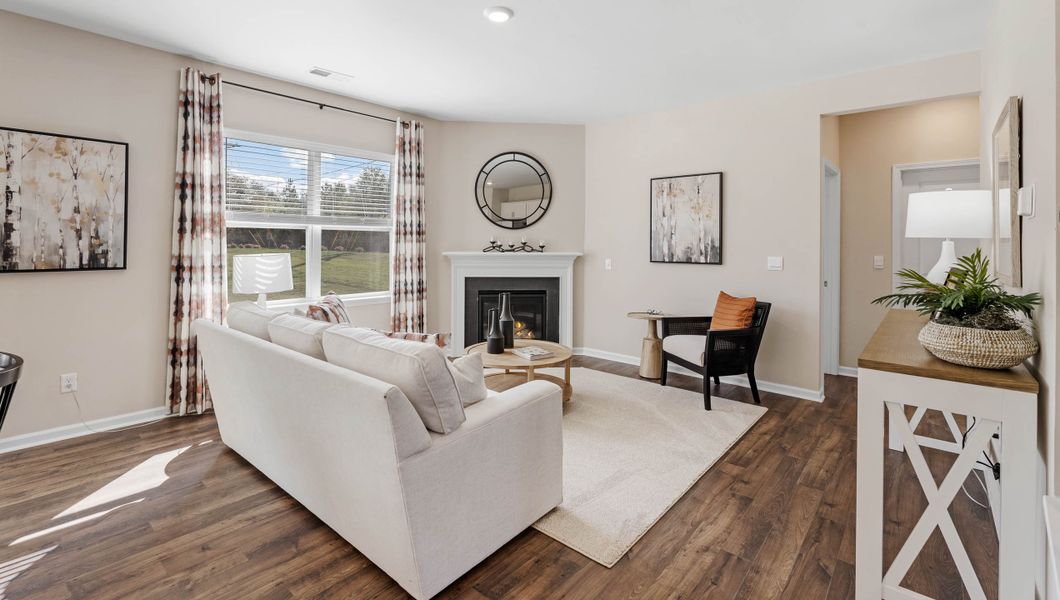 Furnished interior view inside a new home in Woodglen, Piedmont (Image 14). Furnished interior view inside a new home in Woodglen, Piedmont (Image 14).