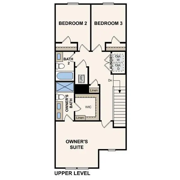 2D floor plan layout of this home in Ellison Townhomes, Spartanburg, SC (Image 3). 2D floor plan layout of this home in Ellison Townhomes, Spartanburg, SC (Image 3).
