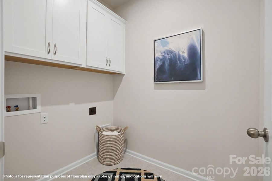 Photo is for representation purposes of floorplan only - colors, finishes, and options will vary