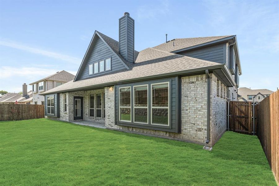 Front exterior of a new home in Legacy Ranch Classic 60, Melissa, TX, highlighting curb appeal (Image 26).