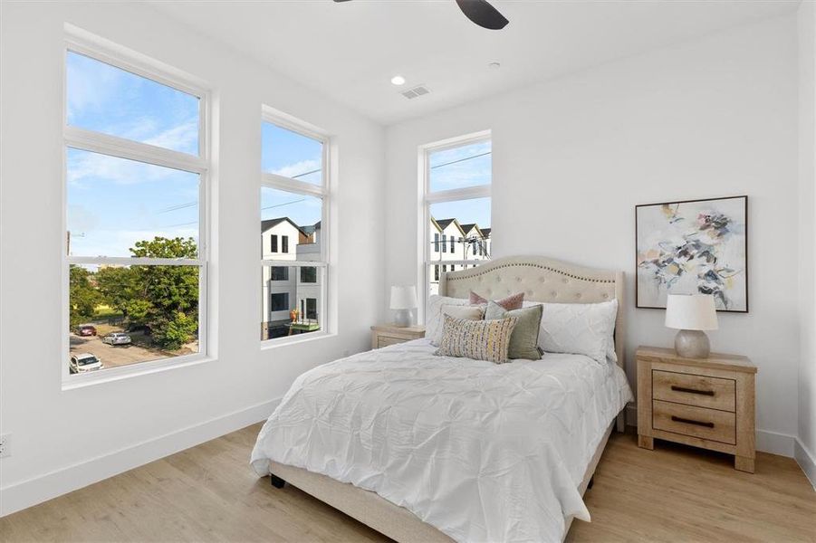 Large windows allow tons of light!