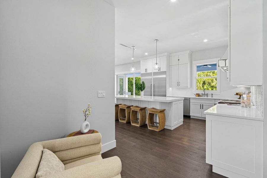 Furnished interior view inside a new home in , Palm Beach Gardens (Image 27).