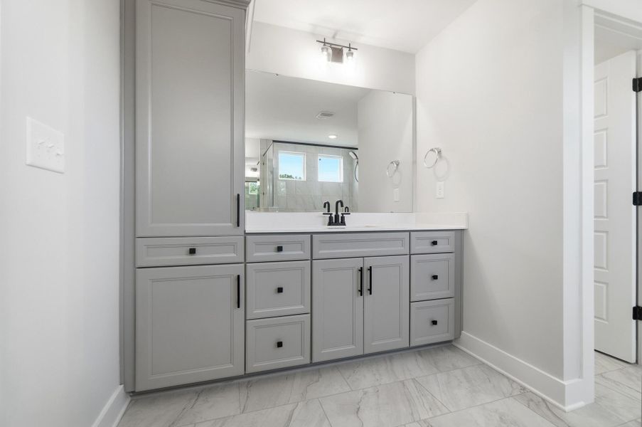 Furnished interior view inside a new home in Enclave at Riverdale, Huntersville (Image 10).