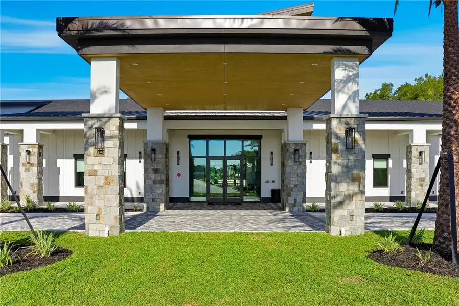 Exterior details and patio area of a home in Cresswind DeLand, Deland (Image 3). Exterior details and patio area of a home in Cresswind DeLand, Deland (Image 3).