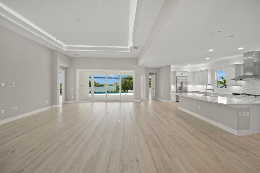 Representative unfurnished interior of a home built from the Islander I by Homes by Towne in Palmera at Wellen Park, Venice (Image 7).