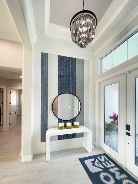 2D floor plan layout for the Sage by GHO Homes in Belterra, Port St. Lucie, FL (Image 85).