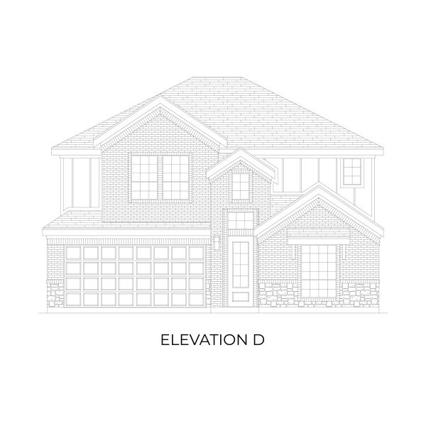 Representative rendering of the exterior for the Roosevelt F by First Texas Homes (Image 28). Representative rendering of the exterior for the Roosevelt F by First Texas Homes (Image 28).