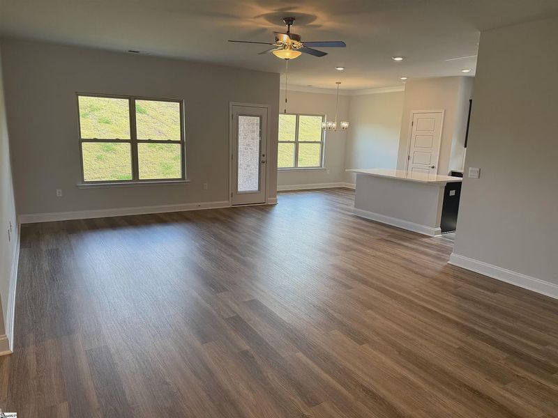Spacious, unfurnished interior of a new home in Bracken Woods, Piedmont (Image 9). Spacious, unfurnished interior of a new home in Bracken Woods, Piedmont (Image 9).