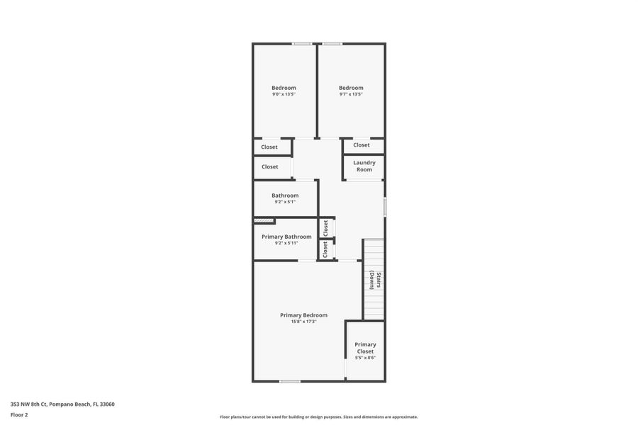 2D floor plan layout of this home in , Pompano Beach, FL (Image 5). 2D floor plan layout of this home in , Pompano Beach, FL (Image 5).