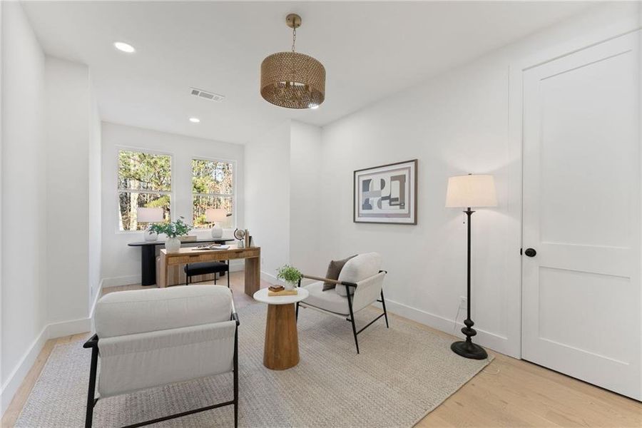 Furnished interior view inside a new home in , Cumming (Image 12).