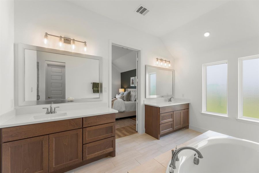 Furnished interior view inside a new home in , Hockley (Image 21).
