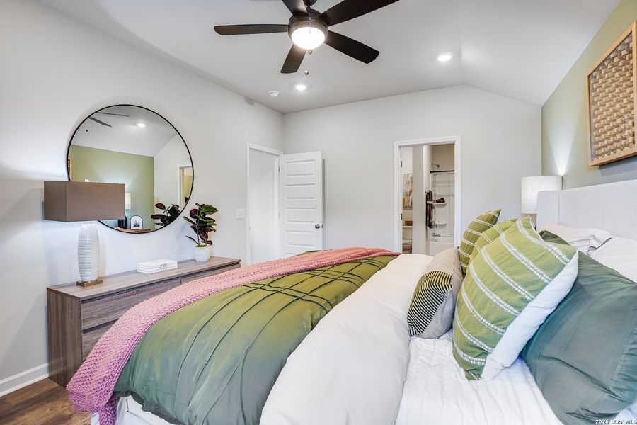 Furnished interior view inside a new home in Red Hawk Landing, San Antonio (Image 5).