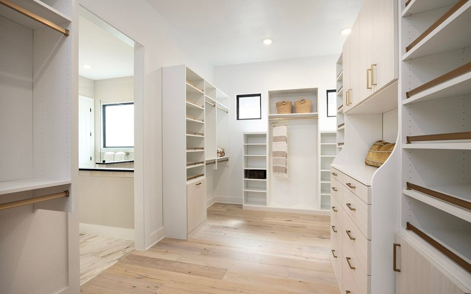 Representative furnished interior of a home built from the Champlain by Brookfield Residential in Kissing Tree, San Marcos (Image 13).