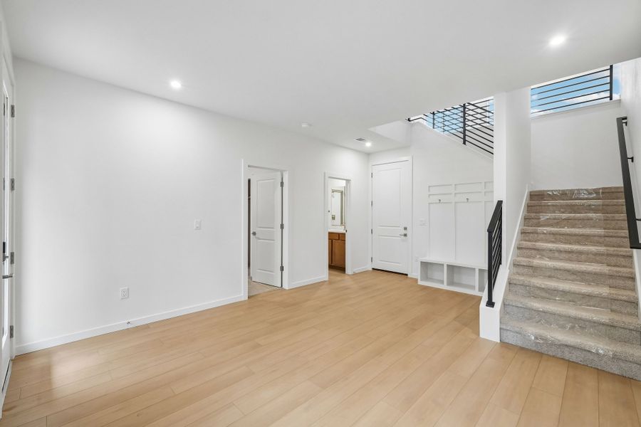 Spacious, unfurnished interior of a new home in Parkside at Victory Ridge, Colorado Springs (Image 41).