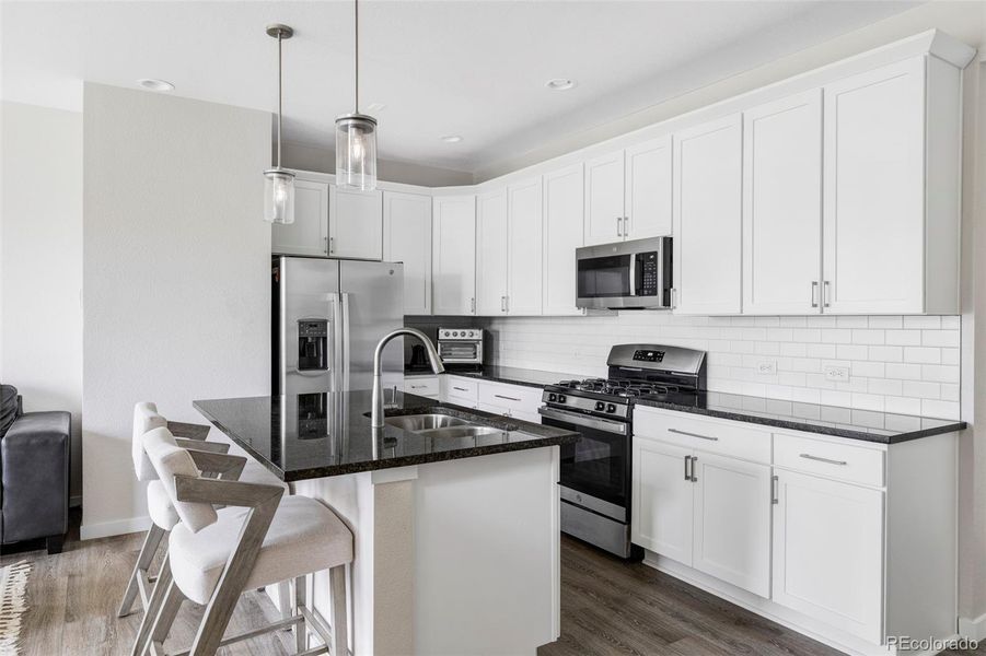 Furnished interior view inside a new home in , Arvada (Image 6).