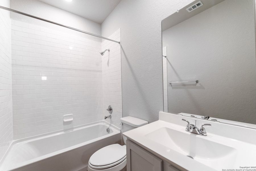 Furnished interior view inside a new home in Hennersby Hollow, San Antonio (Image 4). Furnished interior view inside a new home in Hennersby Hollow, San Antonio (Image 4).