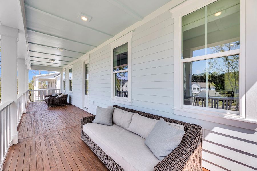 Exterior details and patio area of a home in Carolina Park: Riverside, Mount Pleasant (Image 4).