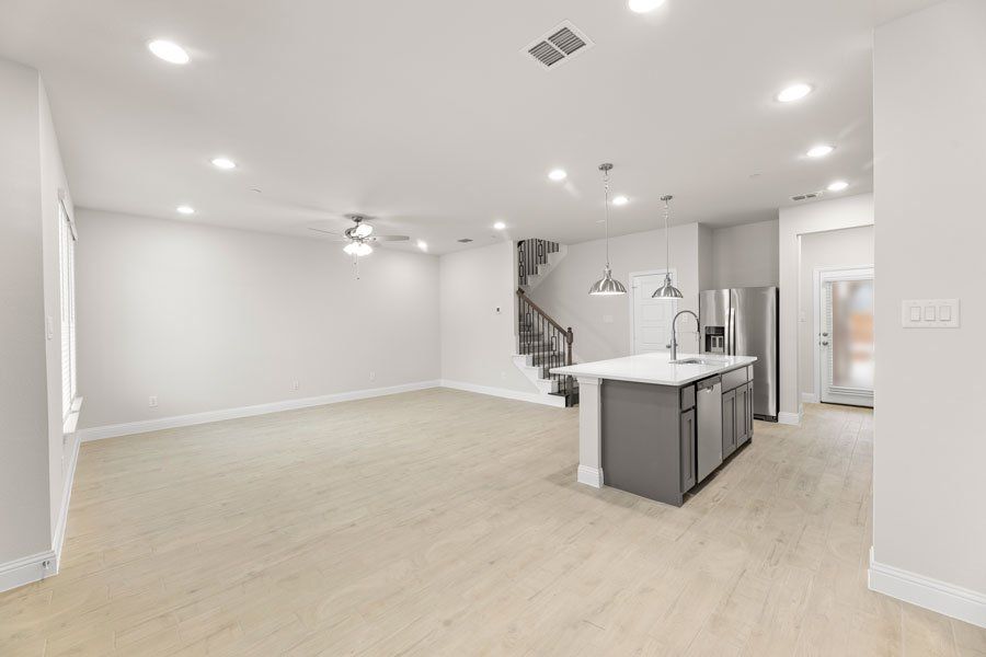 Representative exterior photo of a completed home built from the Buchanan by Impression Homes in Timber Ridge, Corinth, TX (Image 14). Representative exterior photo of a completed home built from the Buchanan by Impression Homes in Timber Ridge, Corinth, TX (Image 14).