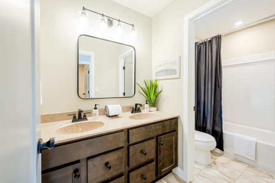 Representative furnished interior of a home built from the Wyatt by Fischer Homes in Leeland Farms, Fuquay Varina (Image 26). Representative furnished interior of a home built from the Wyatt by Fischer Homes in Leeland Farms, Fuquay Varina (Image 26).
