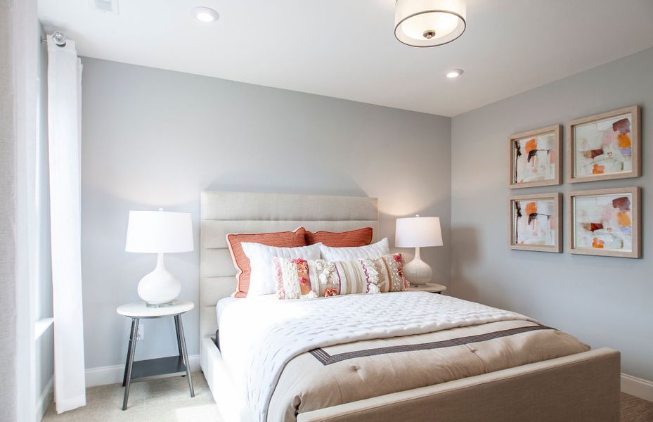 Bedroom 2 features a walk-in closet and plenty of