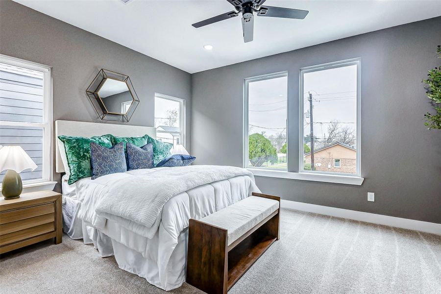Furnished interior view inside a new home in , Houston (Image 18).