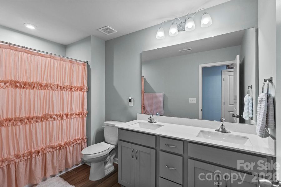 Shared upper full bathroom Shared upper full bathroom