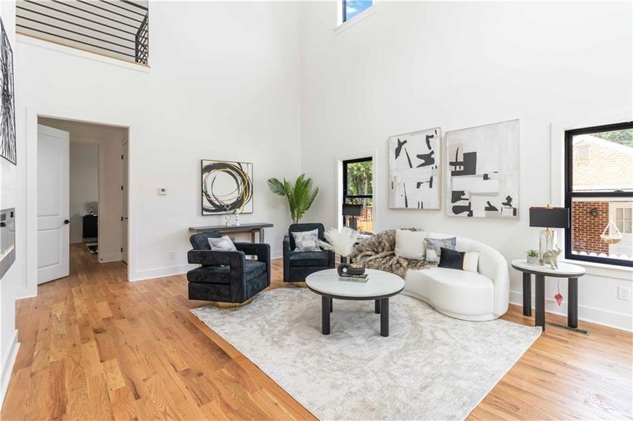 Furnished interior view inside a new home in , Decatur (Image 16).
