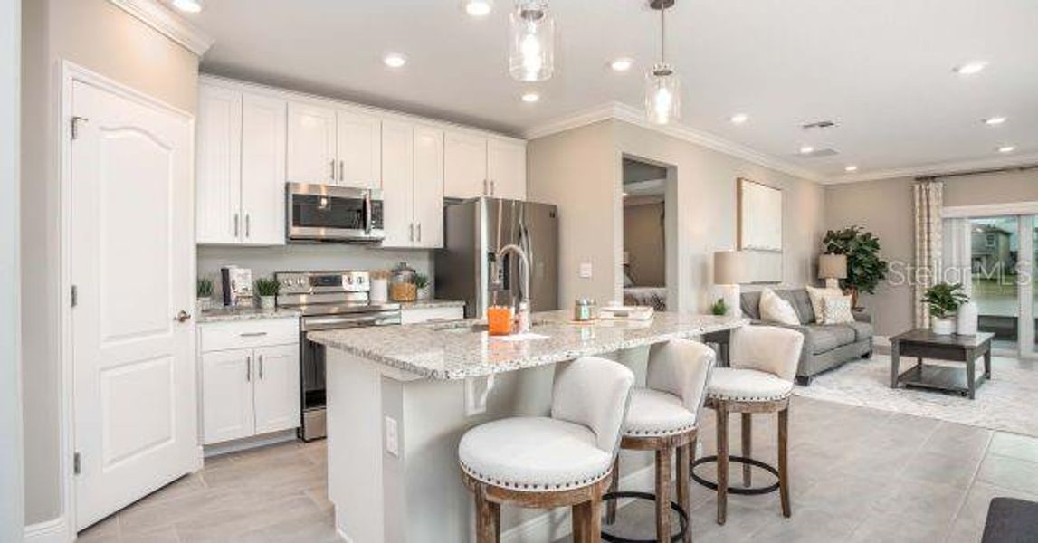 Furnished interior view inside a new home in Avalon Woods, Newberry (Image 16).