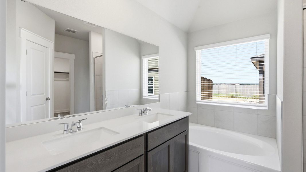 Furnished interior view inside a new home in Hunters Glen, Jarrell (Image 7).