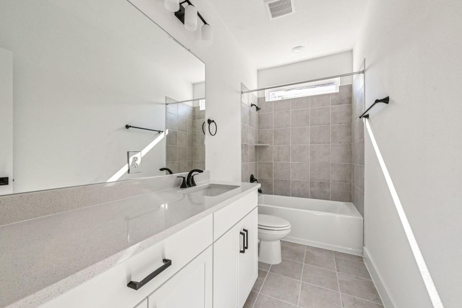 Furnished interior view inside a new home in Pinewood Trails - Luxe Series, Houston (Image 6).