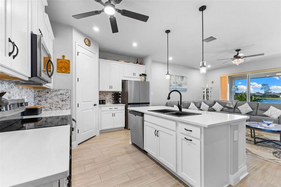 Furnished interior view inside a new home in Windwater, Parrish (Image 17).