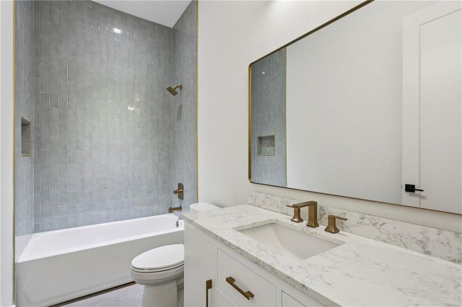 Furnished interior view inside a new home in , Marietta (Image 11).