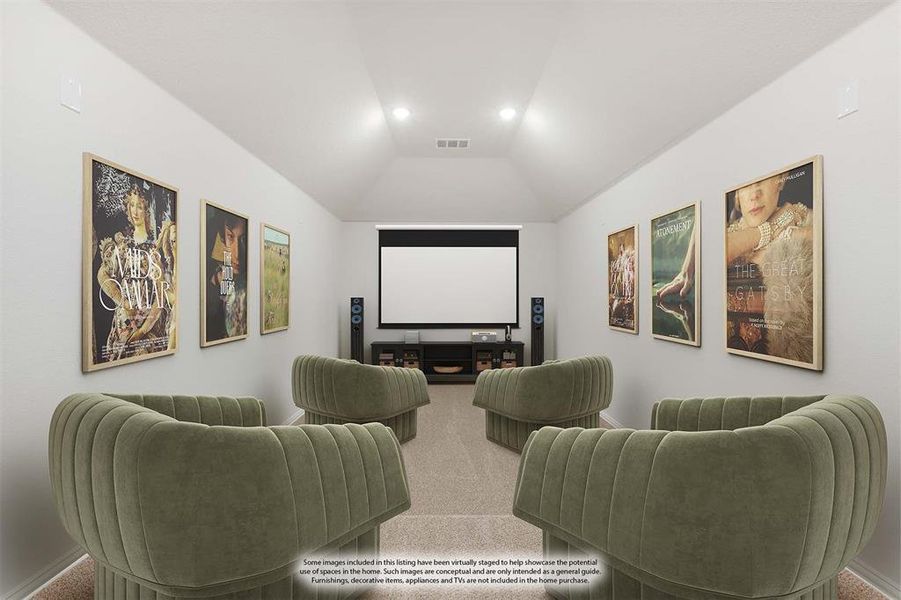 Furnished interior view inside a new home in Hampton Park, Glenn Heights (Image 6).