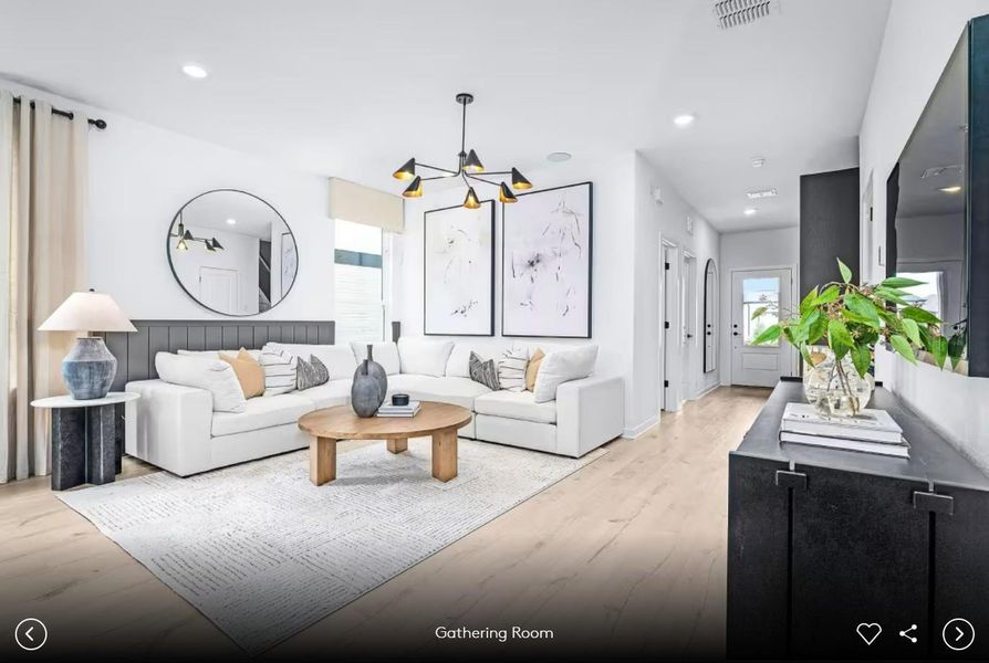 Interior photos- Photo of Pulte model home with same floor plan, not of actual home listed.