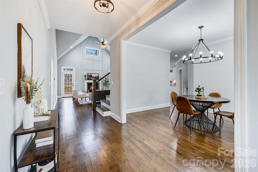 Furnished interior view inside a new home in , Gastonia (Image 15).