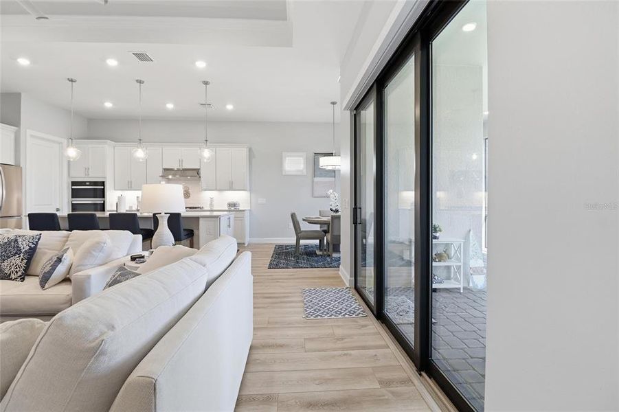 Furnished interior view inside a new home in , Lakewood Ranch (Image 16). Furnished interior view inside a new home in , Lakewood Ranch (Image 16).