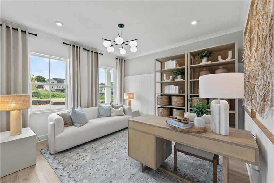 Furnished interior view inside a new home in , Villa Rica (Image 6).